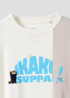 Ikaku Supai | Big Silhouette T-Shirt With Switching
