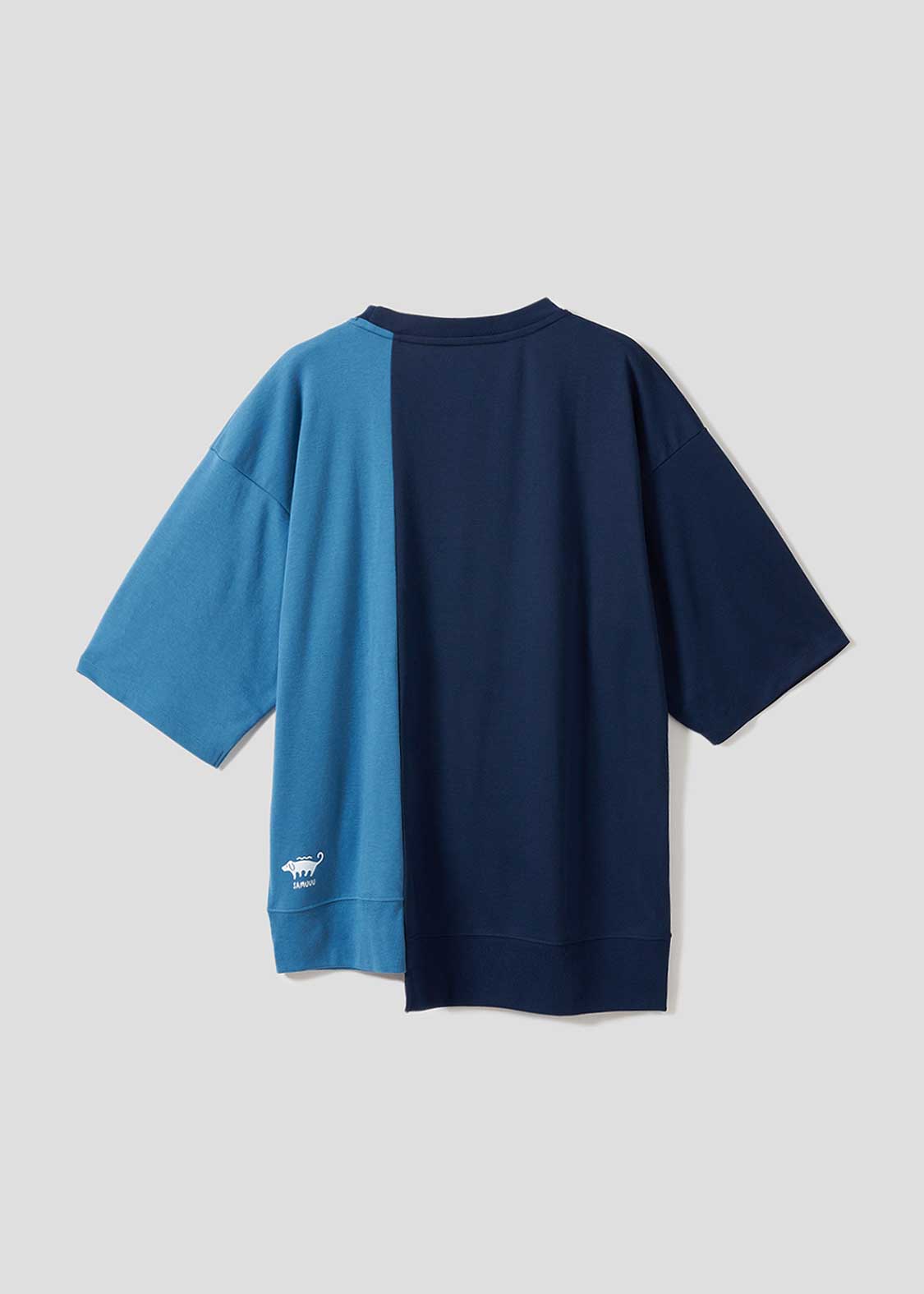 Hiesugirinu (Nagasugiru) | Big Silhouette T-Shirt With Switching