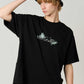 Beautiful Shadow Wild Things Black | Side Pocket Oversized T-Shirt