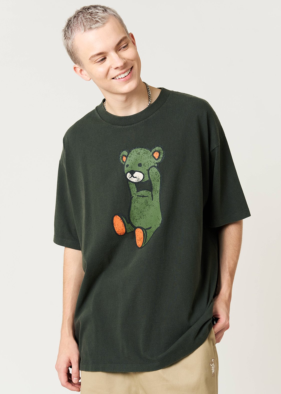 Control Bear 2 | Snow Wash Oversized T-Shirt