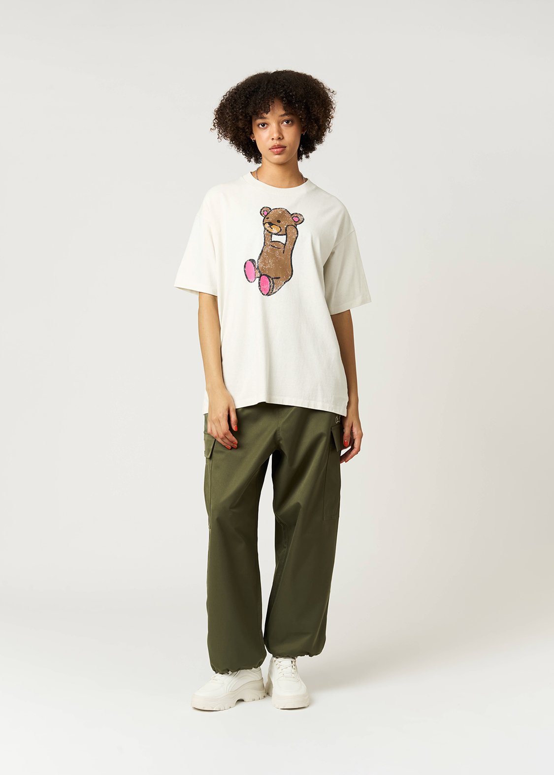 Control Bear | Snow Wash Oversized T-Shirt