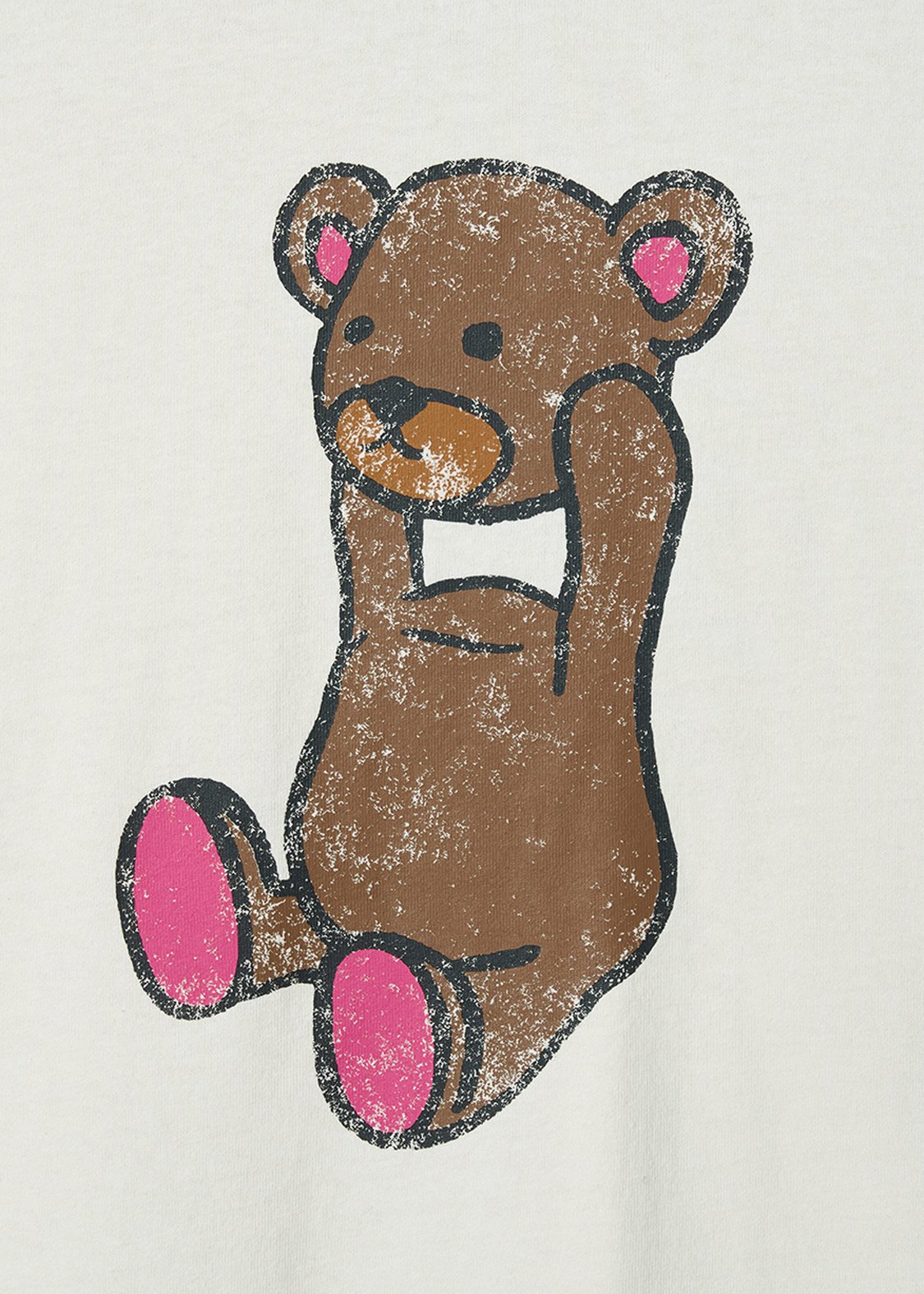 Control Bear | Snow Wash Oversized T-Shirt