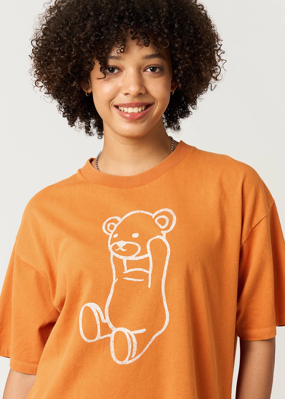 Control Bear 3 | Snow Wash Oversized T-Shirt