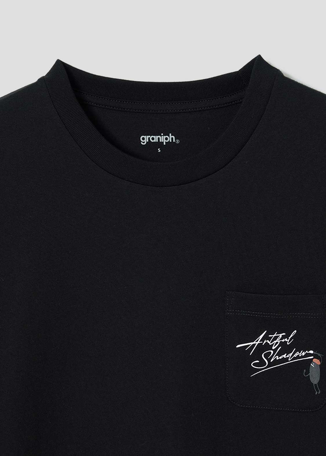 Artful Shadow Black | Pocket T-Shirt