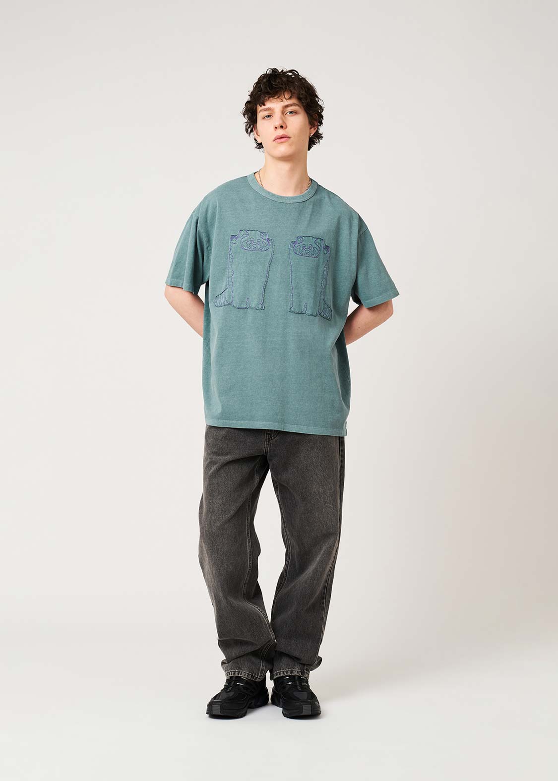 Ikaku | Pigment Big Silhouette T-Shirt