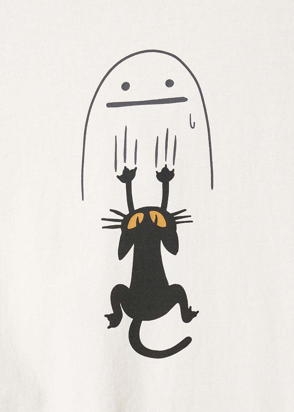 Neko Kaburi Beautiful Shadow WH | Pigment Oversized T-Shirt