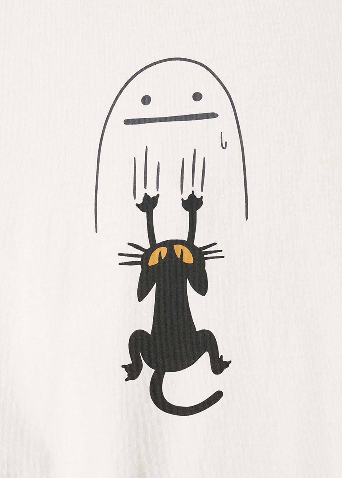 Neko Kaburi Beautiful Shadow WH | Pigment Oversized T-Shirt