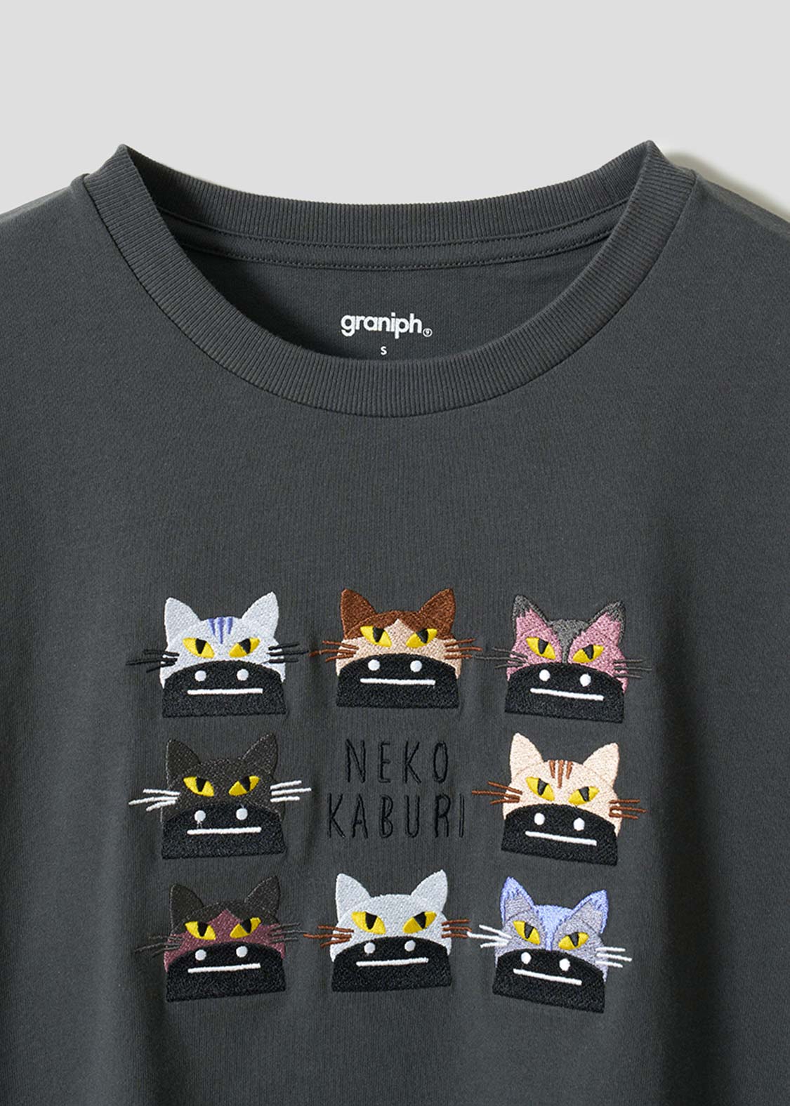 Neko Kaburi Beautiful Shadow DRK | Oversized T-Shirt