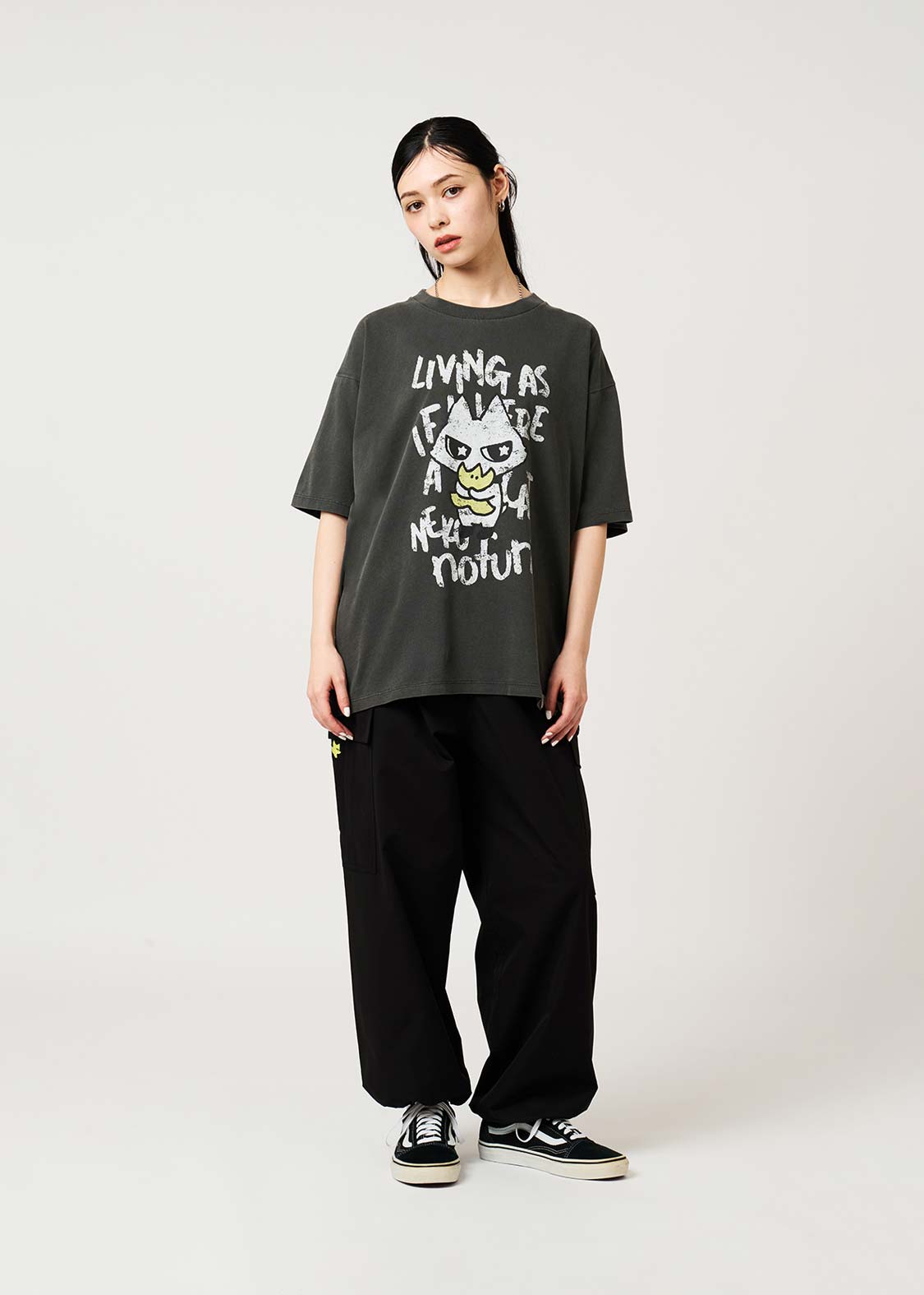 Nofuri | Pigmented Big Silhouette T-Shirt