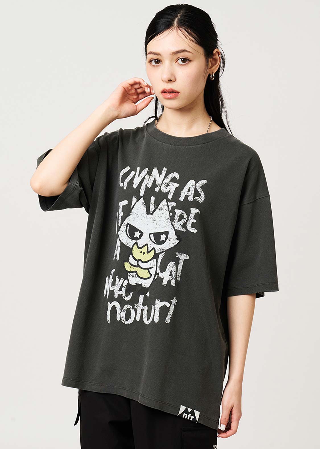 Nofuri | Pigmented Big Silhouette T-Shirt