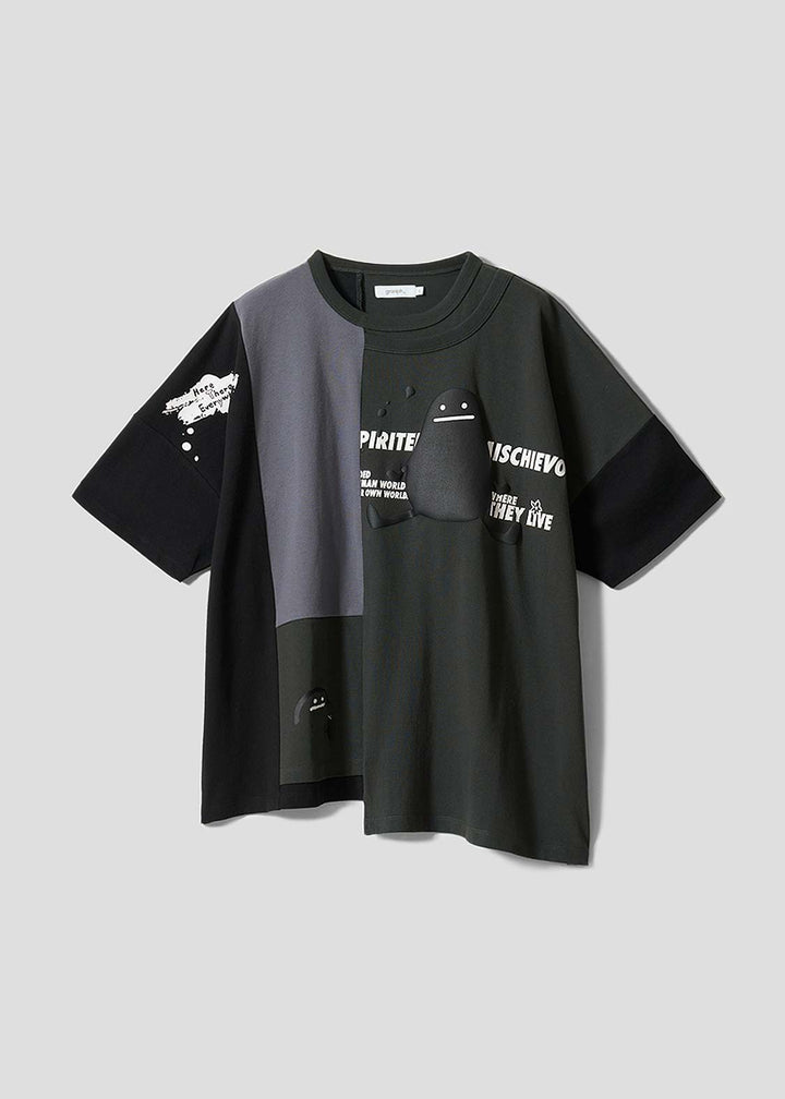 Beautiful Shadow Playful Paint | Wide T-Shirt