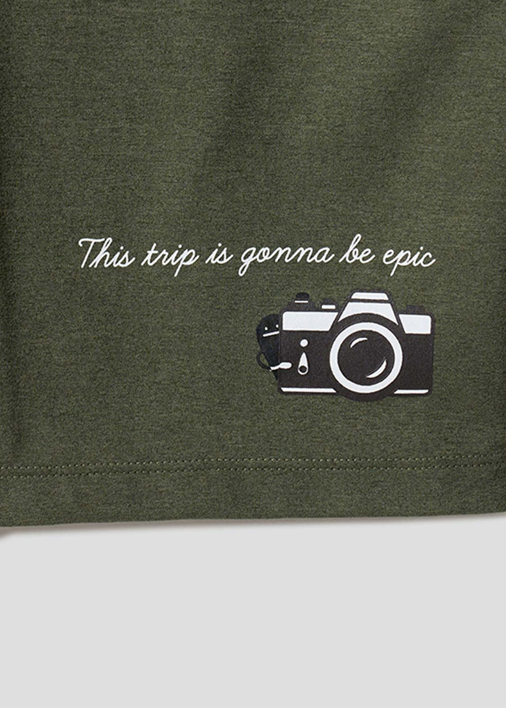 Beautiful Shadow Road Trip | Double Pocket T-Shirt