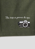 Beautiful Shadow Road Trip | Double Pocket T-Shirt