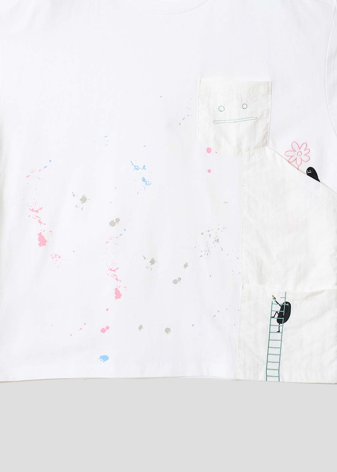 Magic Paint Beautiful Shadow | Painter Pocket T-Shirt