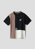 Rolling Panda's Donuts | Color Block T-Shirt