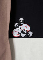Rolling Panda's Donuts | Color Block T-Shirt