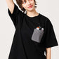 Beautiful Shadow Lucha | Big Pocket T-Shirt