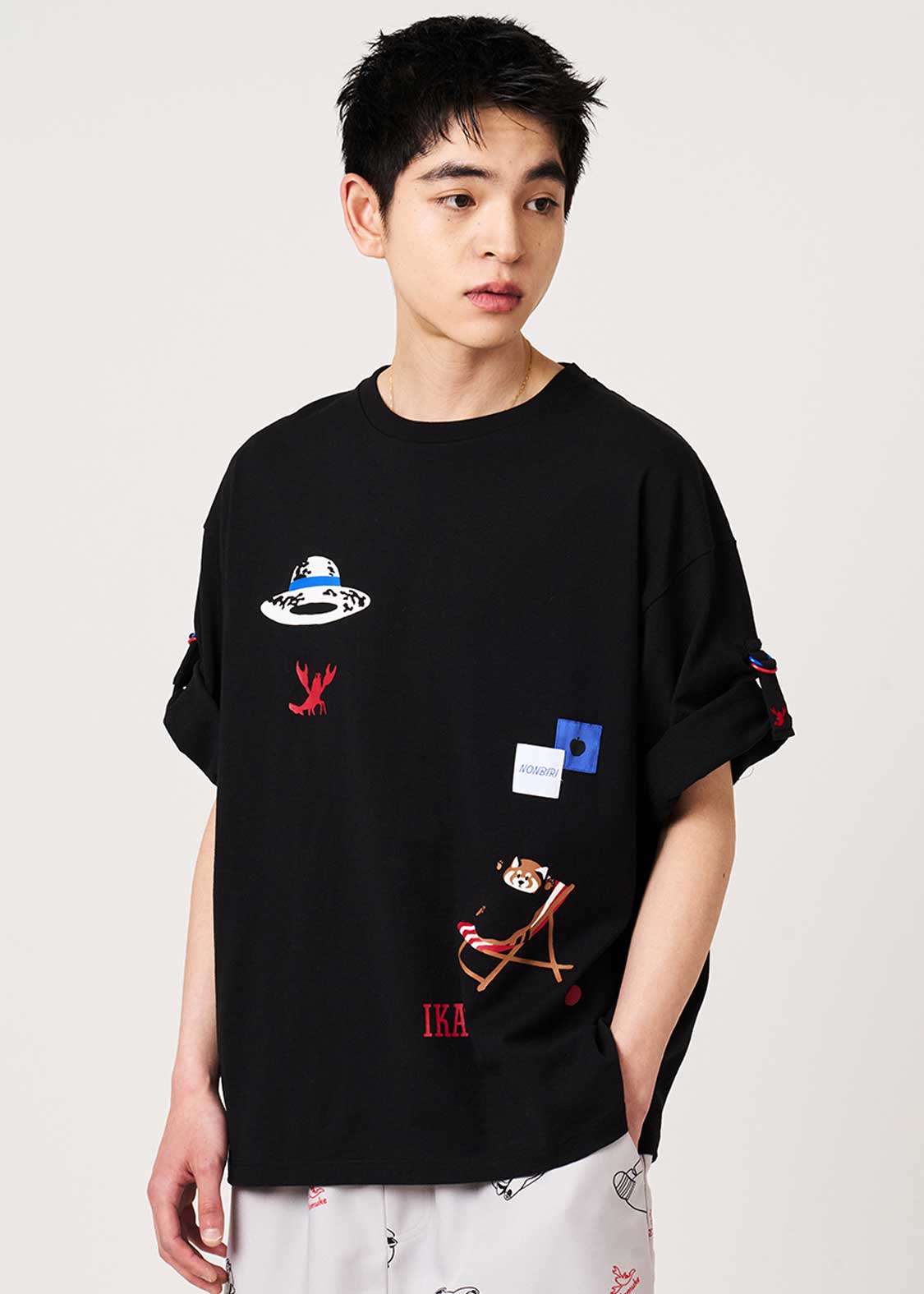 Ikaku Mountain Retreat | Roll-Up Big T-Shirt