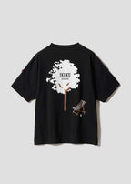 Ikaku Mountain Retreat | Roll-Up Big T-Shirt