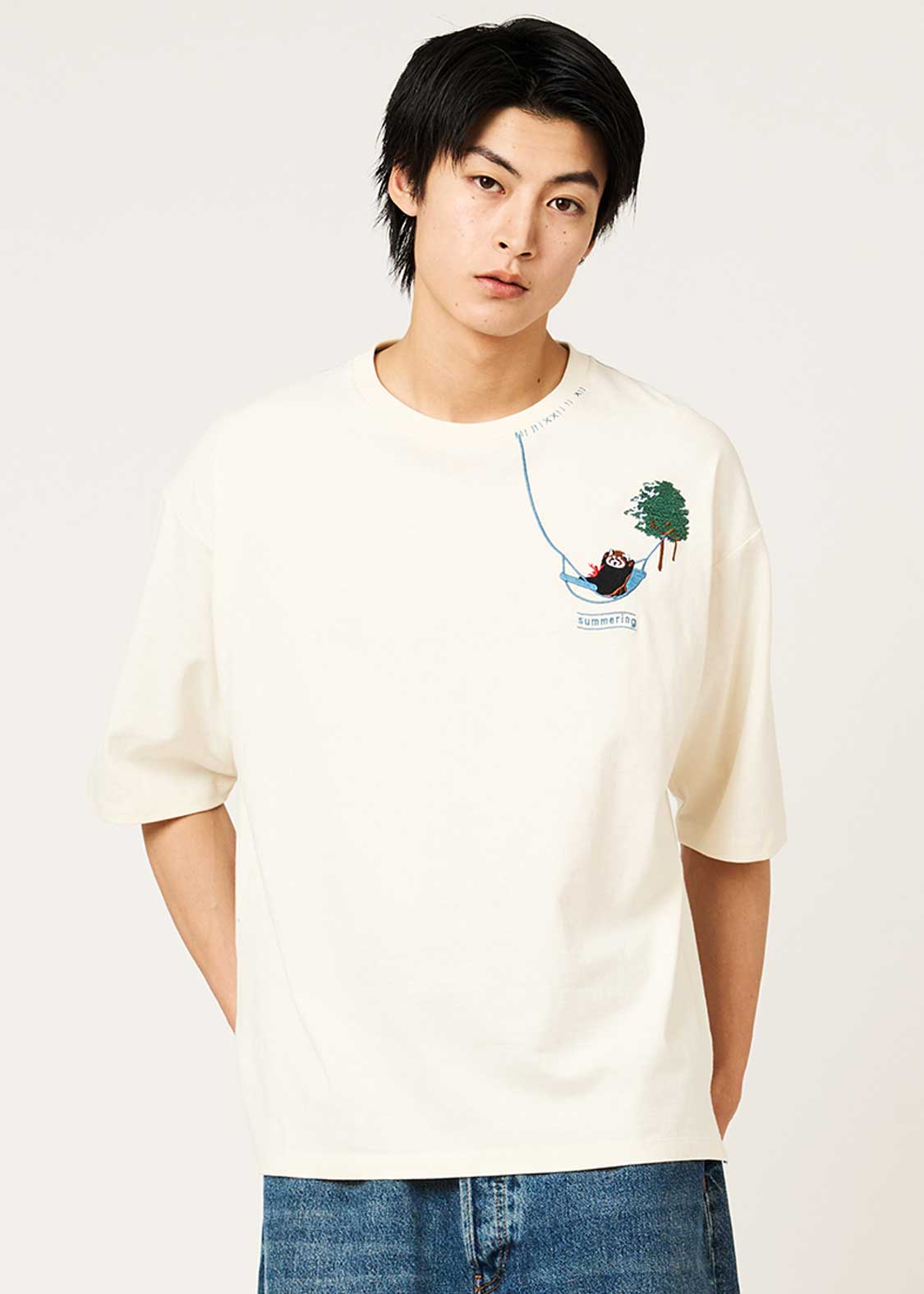 Ikaku Mountain Retreat | Stitch Big Gobble Sleeve T-Shirt