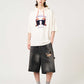 Ikaku Dance | Big Silhouette Short-Sleeve Hoodie