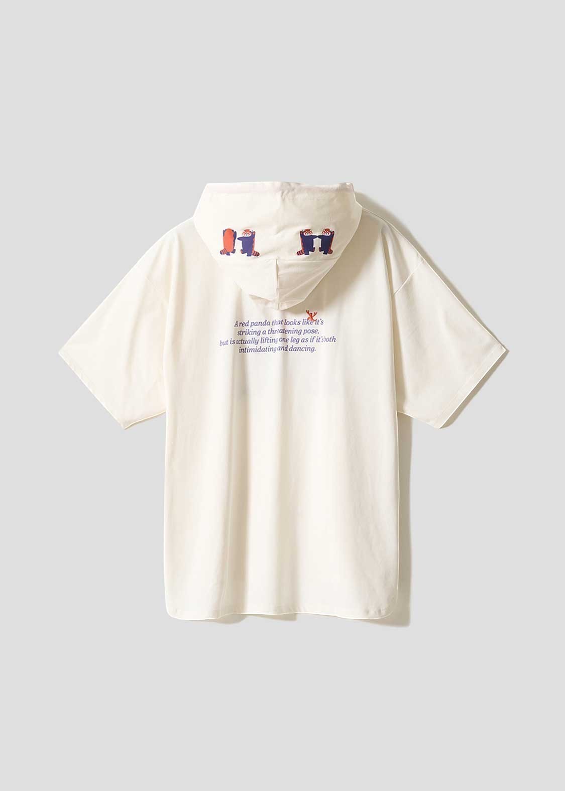 Ikaku Dance | Big Silhouette Short-Sleeve Hoodie