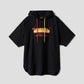 Nagasugiru Inu Meets Hot Dog | Big Silhouette Short-Sleeve Hoodie
