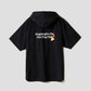 Nagasugiru Inu Meets Hot Dog | Big Silhouette Short-Sleeve Hoodie