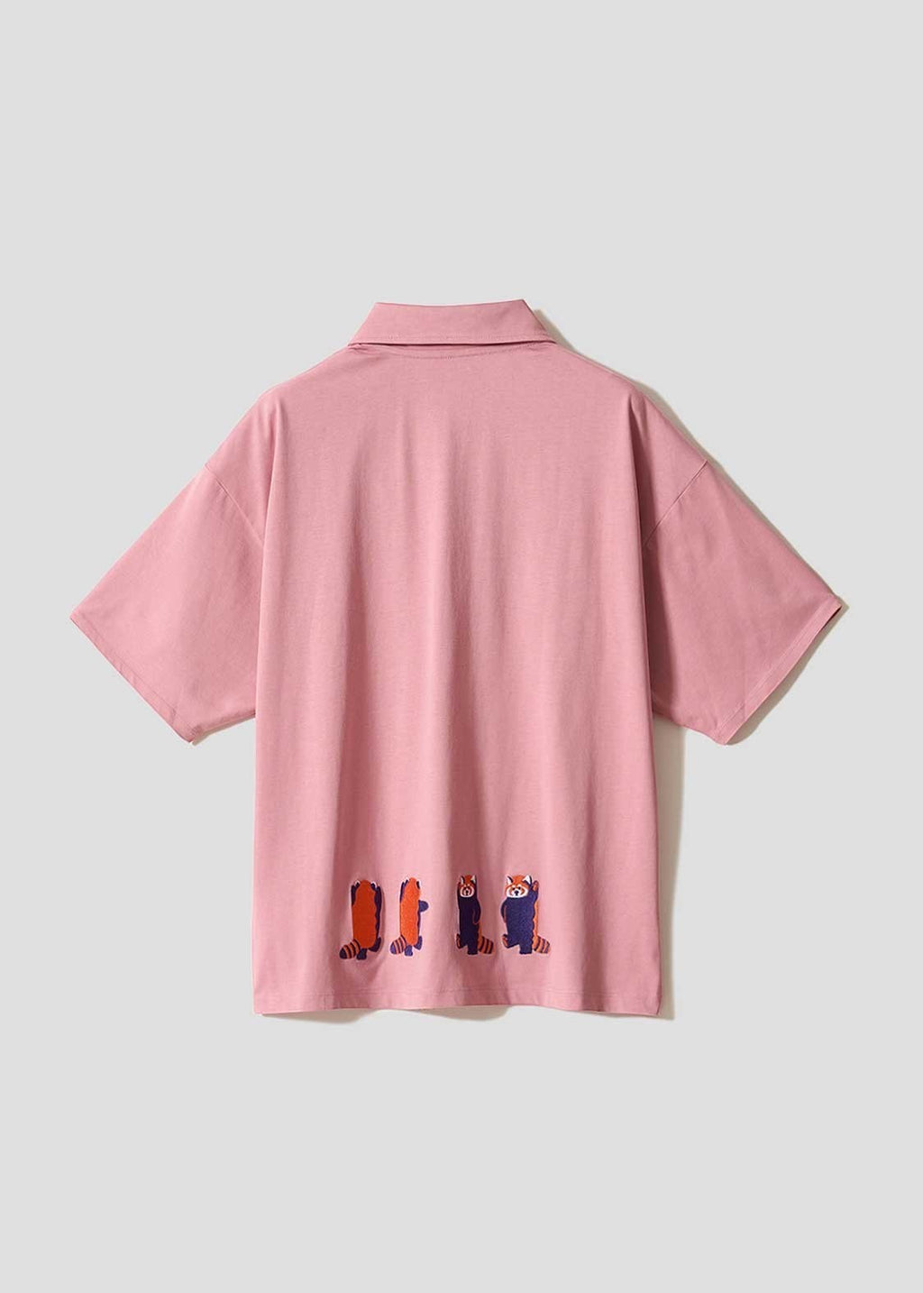 Ikaku Dance | Half-Zip Big Silhouette T-Shirt