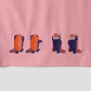 Ikaku Dance | Half-Zip Big Silhouette T-Shirt