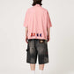 Ikaku Dance | Half-Zip Big Silhouette T-Shirt