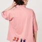 Ikaku Dance | Half-Zip Big Silhouette T-Shirt