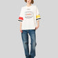 Nagasugiru Inu Meets Hot Dog | V-Neck Football T-Shirt