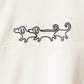 Nagasugiru Inu Meets Hot Dog | V-Neck Football T-Shirt