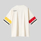 Nagasugiru Inu Meets Hot Dog | V-Neck Football T-Shirt