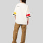Nagasugiru Inu Meets Hot Dog | V-Neck Football T-Shirt