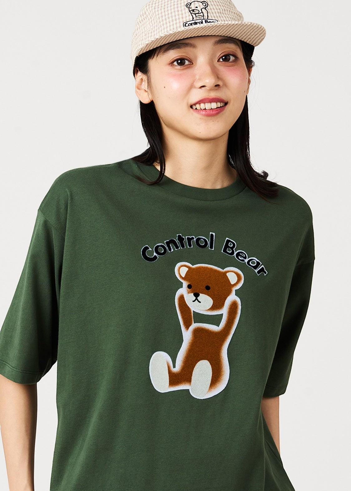 Control Bear | Big Peach-Brushed T