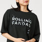 Rolling Pandas Library | Big Peach-Brushed T