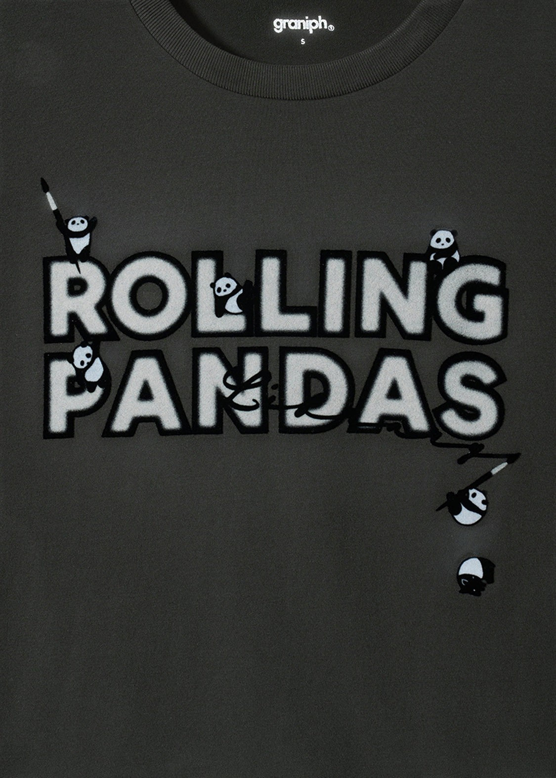 Rolling Pandas Library | Big Peach-Brushed T