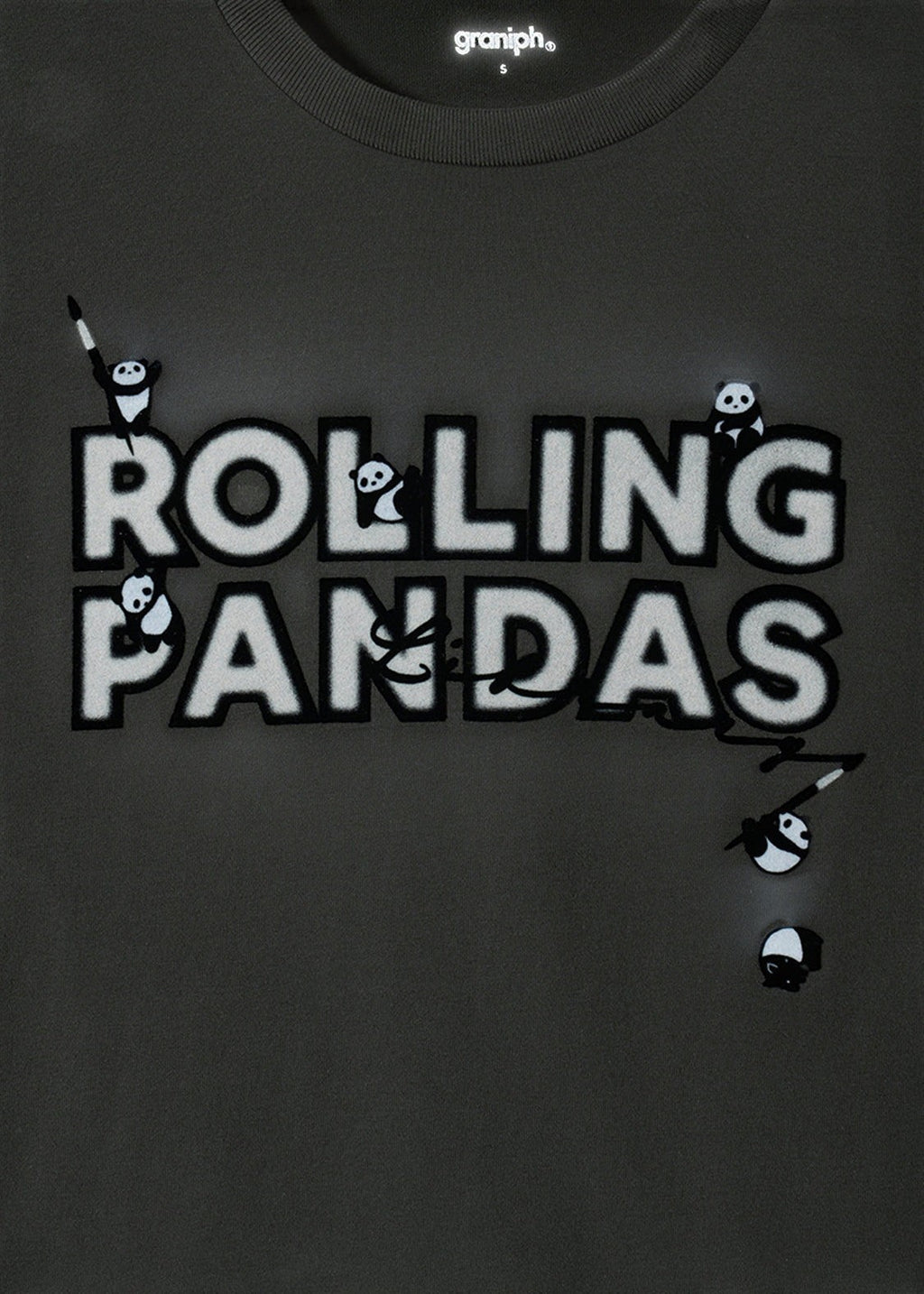 Rolling Pandas Library | Big Peach-Brushed T