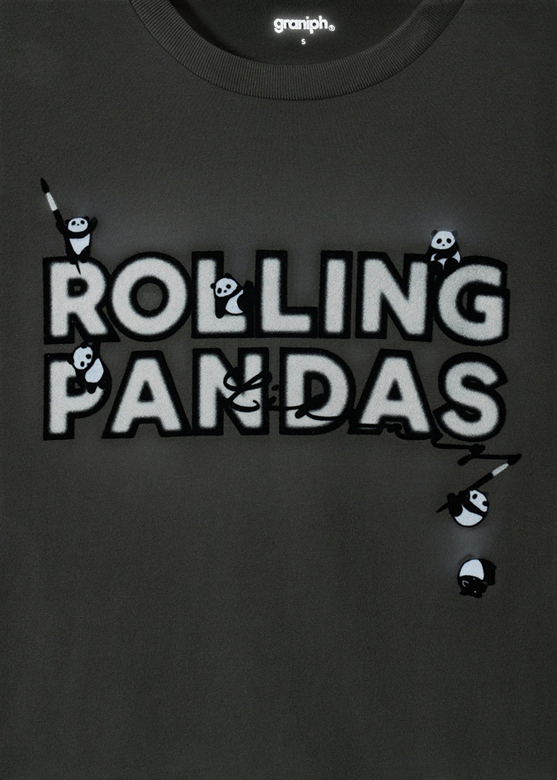 Rolling Pandas Library | Big Peach-Brushed T