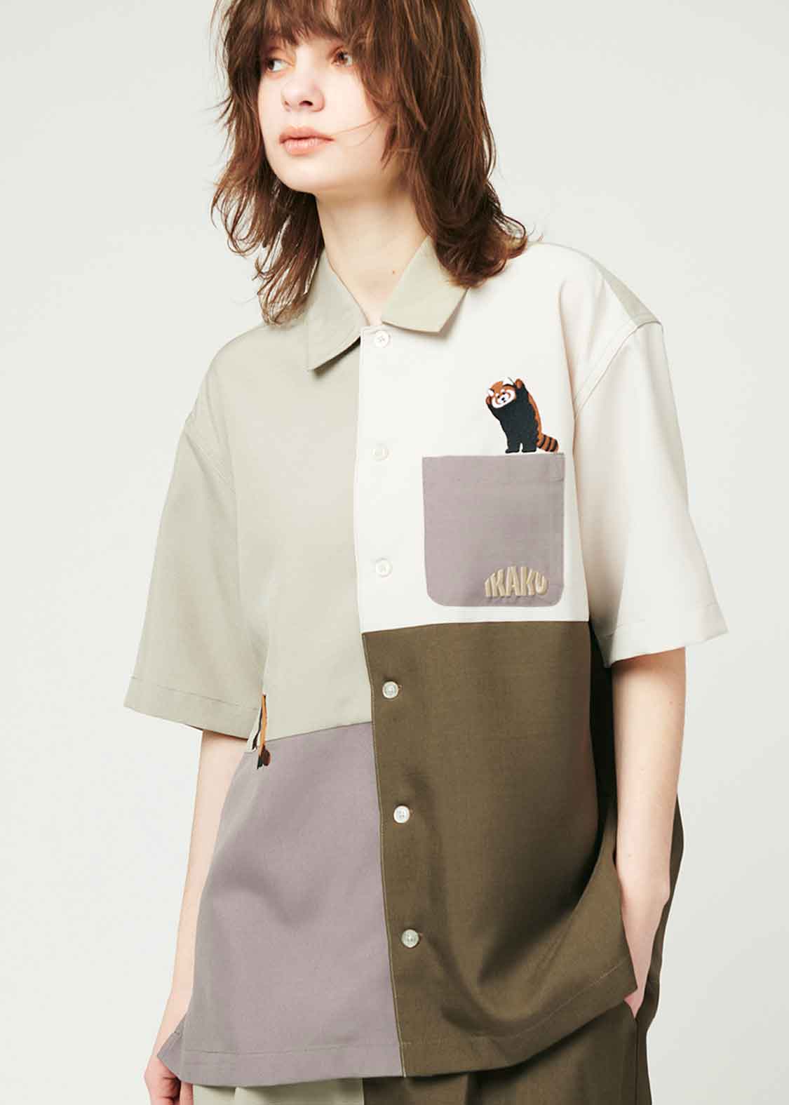 Poly Tro Big Silhouette Short Sleeve Shirt (Ikaku)