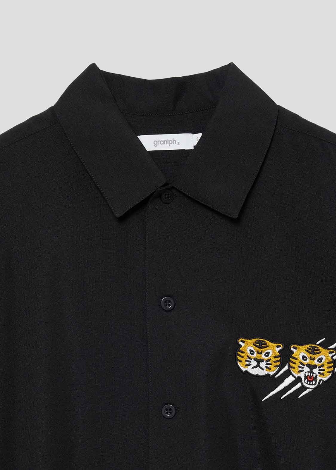 Poly Tro Big Silhouette Short Sleeve Shirt (Awesome Tiger)