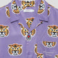 Open Collar Short Sleeve Shirt (Awesome Tiger)