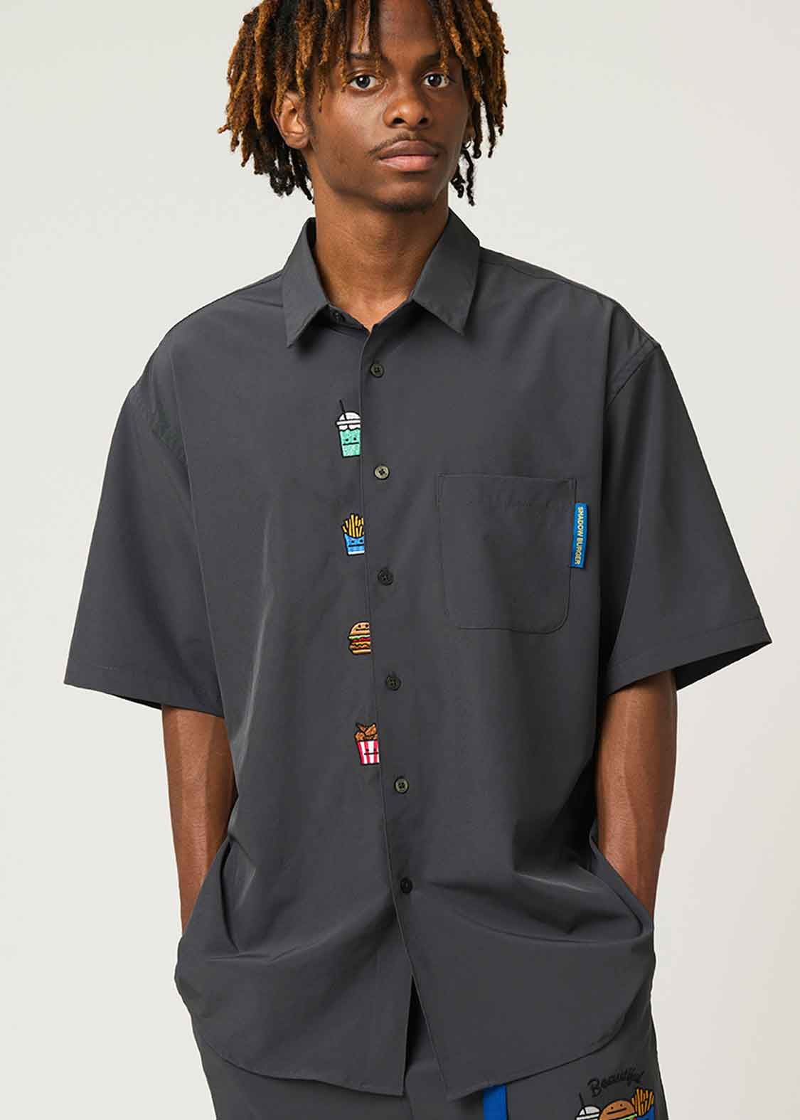 Loose Fit Short Sleeve Shirt (Beautiful Shadow Burger)