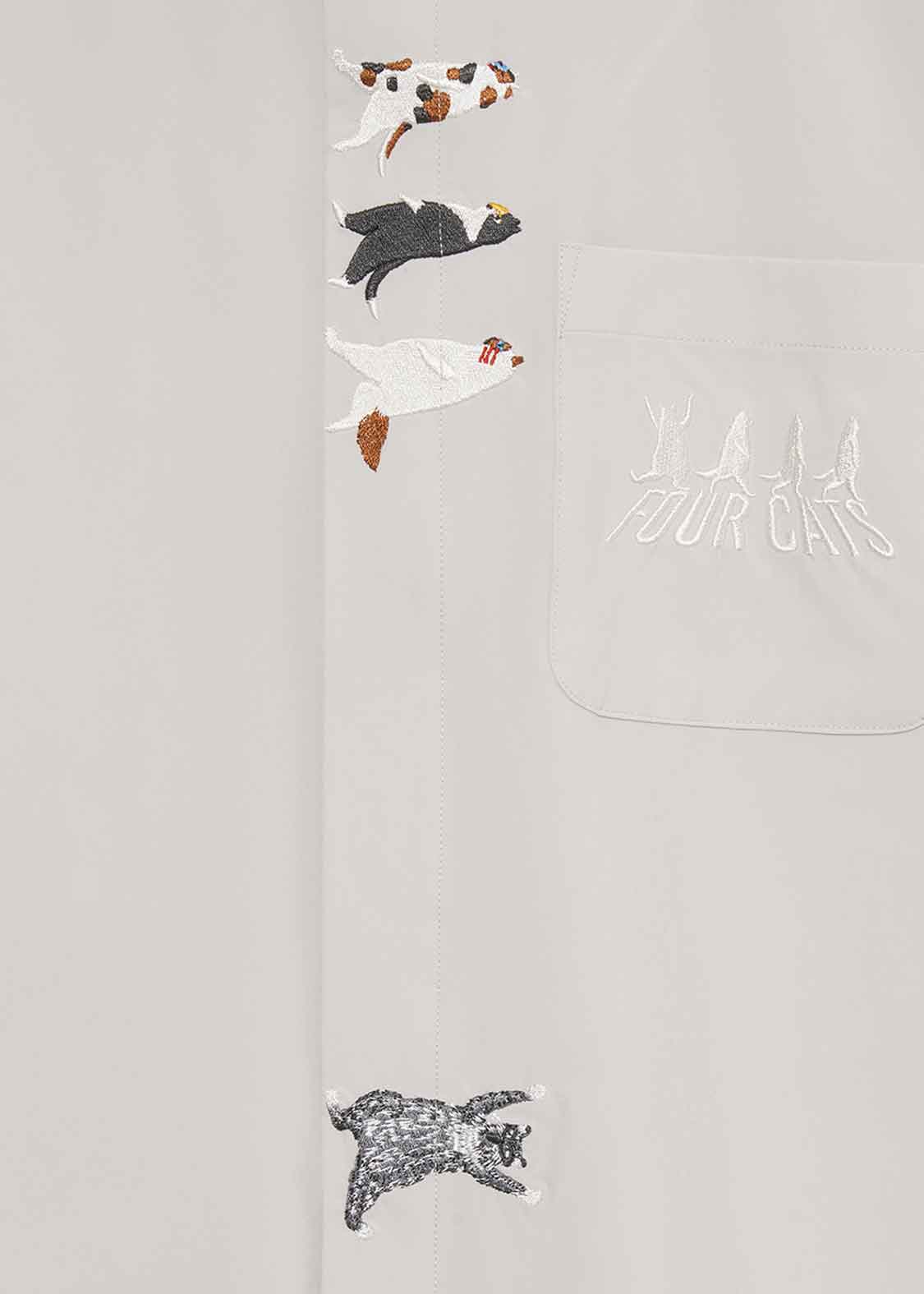 Loose Fit Short Sleeve Shirt (THE FOUR CATS Walk)