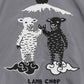 Embroidery Loose Fit Short Sleeve Shirt (Lamb Chop Friends)