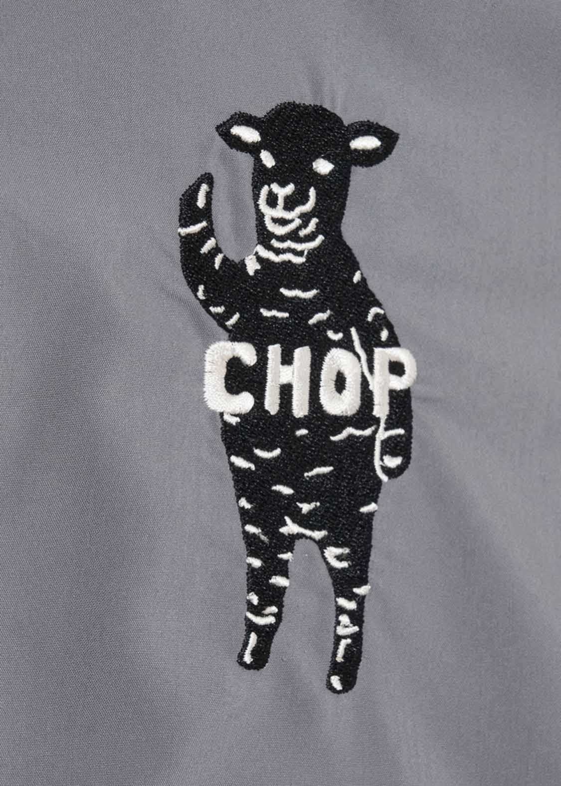 Embroidery Loose Fit Short Sleeve Shirt (Lamb Chop Friends)