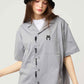 Dry Open Collar Short Sleeve Shirt (Nekokaburi Beautiful Shadow)