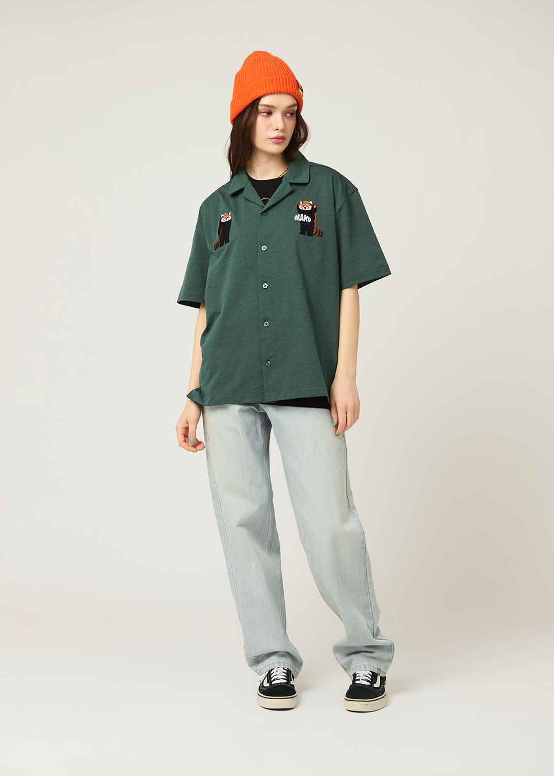 Dry Open Collar Short Sleeve Shirt (Ikaku)